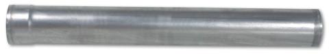 Exhaust Pipe 24 Inch Aluminized 4 Inch OD Straight Bumped On One End Diamond Eye