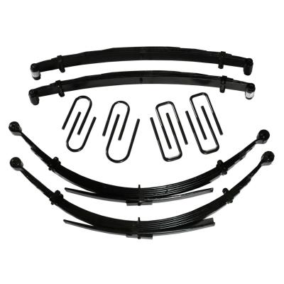 Lift Kit 6 Inch Lift Includes Front/Rear Leaf Springs Front/Rear U Bolt Kits Bushing Kit Brake Line Brackets Skyjacker