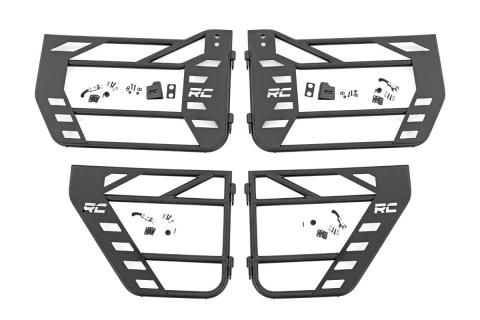 Jeep Front & Rear Steel Tube Doors 07-18 Wrangler JK Rough Country