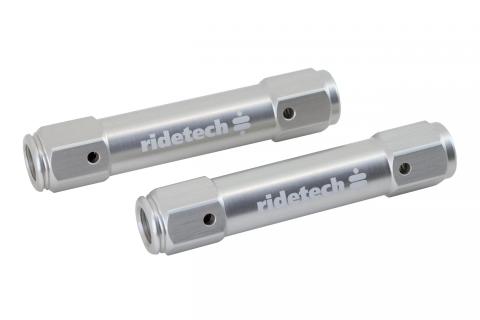 Billet Aluminum Tie Rod Adjusters For 1965-1972 Galaxie 2 Adjusters 4.5 Inch Long W/ 5/8 -18 Thread And 4 Jam Nuts Ridetech
