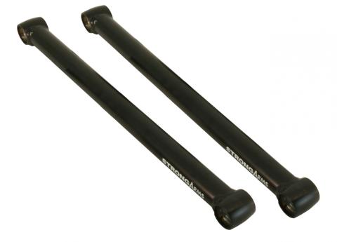 Rear Lower Strongarms For 1964-1972 Chevelle Cutlass Pair Of Tubular Lower Trailing Arms W/ R-JointsNot Compatible W/ Stock Style Sway Bar Powder Coated Satin Black Ridetech