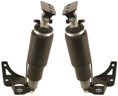 Rear HQ Shockwaves For 1964-1972 Chevelle Cutlass For Use W/ Stock 10/12 Bolt Housing Pair Of Rebound Adjustable Shock waves W/ 1/4 Inch Airline Fittings And Mounting Brackets Ridetech