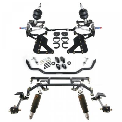 TQ Air Suspension System For 1962-1967 Chevy Ii Nova Front And Rear TQ Shockwaves Front Tru-Turn Package W/ Control Arms Bolt-On 4-Link And Front Sway Bar Ridetech