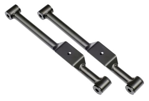 Rear Lower Strongarms For 1965-1970 Impala For Use W/ Coolride Air Springs Pair Of Tubular Lower Trailing Arms W/ Polyurethane Bushings Sleeves And Hardware Powder Coated Satin Black Ridetech