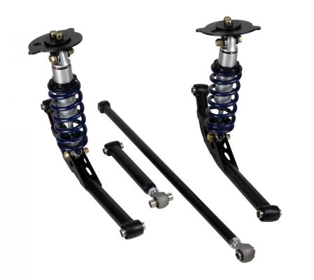 Rear HQ Coil-Over And Strongarm Kit For 1965-1966 Impala Upper And Lower Strongarms Panhard Bar HQ Coil-Over Shocks Springs Brackets And Hardware Ridetech