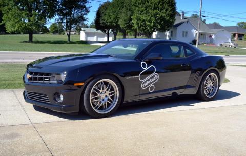 Front HQ Shockwaves For 2010-2015 Camaro Pair Of Rebound Adjustable Shock waves W/ 1/4 Inch Airline Fittings Ridetech