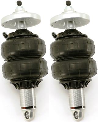 Front TQ Shockwaves For 1967-1970 Mustang For Use W/ Ridetech Upper Arms Pair Of Triple Adjustable Shock waves W/ 1/4 Inch Airline Fittings And Billet Adapter Ridetech