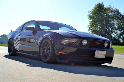 Front HQ Shockwaves For 2005-2014 Mustang Pair Of Rebound Adjustable Shock waves W/ 1/4 Inch Airline Fittings Ridetech
