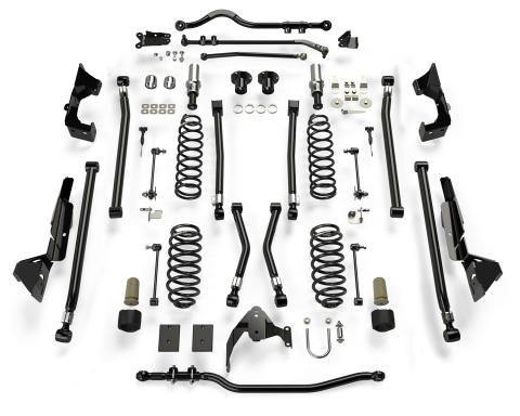 07-18 Wrangler JK 2 Door 6 Inch Alpine CT6 Long Arm Suspension System No Shocks TeraFlex