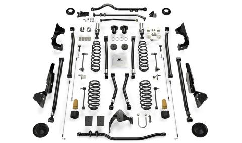 07-18 Wrangler JK 2 Door 6 Inch Alpine RT6 Long Arm Suspension System No Shocks TeraFlex