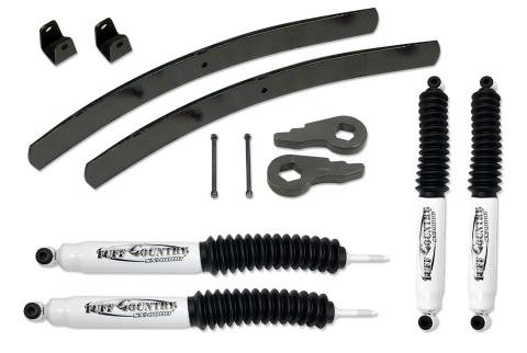 2 Inch Lift Kit 01-10 Silverado/Sierra 2500HD 4x4 & 2WD w/Rear Add A Leafs and SX8000 Shocks For Non-Purple Keys Tuff Country