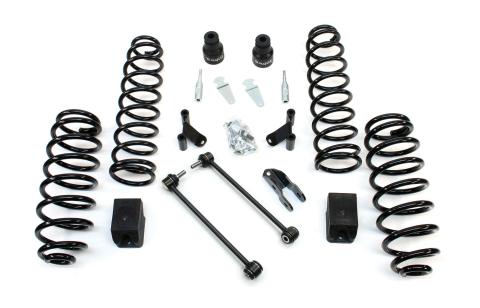 07-18 Wrangler JK 4 Door 2.5 Inch Coil Spring Base Lift Kit & Shock Extensions TeraFlex