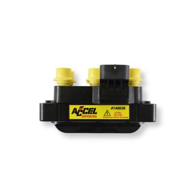 Ignition Coil Kit Supercoil Ford 6-Tower Edis Vertical Plug Direct Ignition Coil Kit Fits Ford, V6 1994-2000 3.8L, 1996-1997 3.0L ACCEL