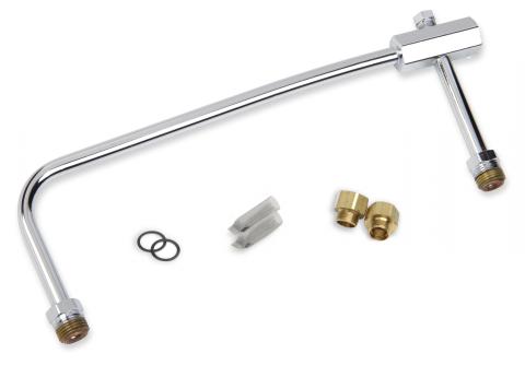 Chrome Steel Hard Line Comes With Stainless Steel Fuel Filters, Inlet Adapters, Inlet Gaskets, And Fuel-Pressure Gauge Port Demon Fuel Systems