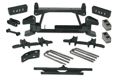 4 Inch Lift Kit 88-97 Chevy/GMC Truck K2500/3500 4x4 8 Lug Fits Models with Cast Lower Control Arms Tuff Country