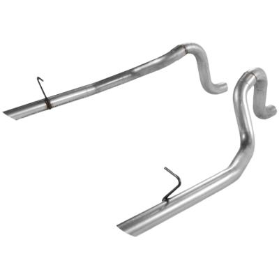 Pre-Bent Tailpipes Fits 1986-1993 Ford Mustang Lx 5.0L & 1986 Mustang Gt 5.0L Engines Flowmaster
