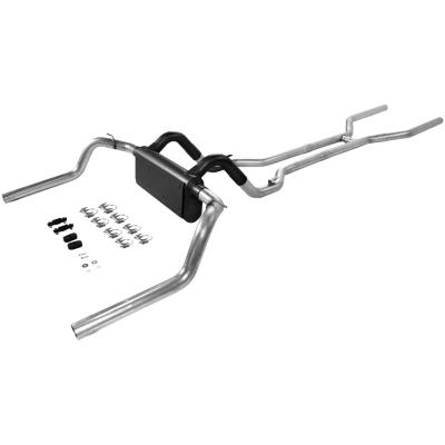 American Thunder Crossmember-Back Exhaust System Fits 1967-1974 Chevrolet Camaro, Pontiac Firebird And 1968-1974 Chevrolet Nova With V8 Engine, 2.5 Inch Pipes Moderate Sound Flowmaster