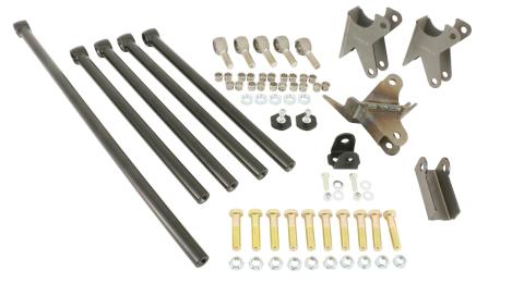 Parallel Four Link Universal Weld-In W/ Polished Stainless Bars Parallel Bars Panhard Bar Brackets Hardware And Installation Instructions Ridetech
