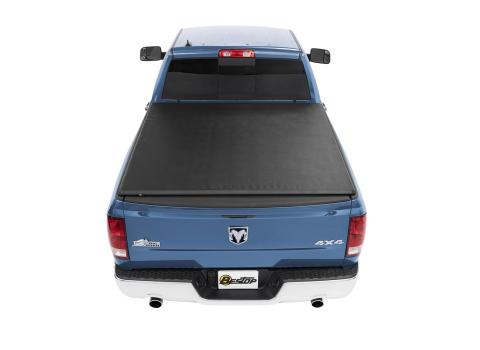 EZ-Roll Soft Tonneau Cover For Dodge 2000-2004 Dakota 5.3 Foot Black Tailgate Spoiler Not Included Bestop