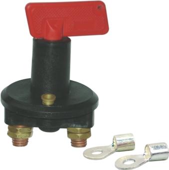 Power Shut-Off Switch W/Key Black Bulldog Winch