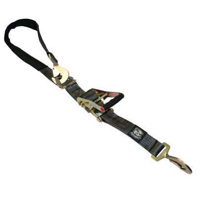 Ratcheting Axle Strap 2 inchx10 Foot 10k LB BS Black Bulldog Winch