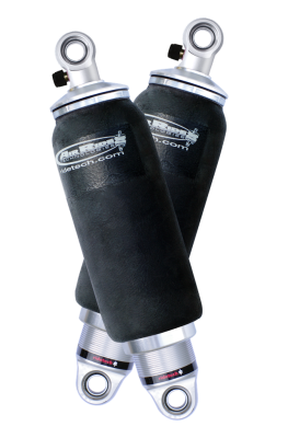 Rear HQ Shockwaves 8000 Series W/ 5.2 Inch Stroke And 1.7 Inch Eye Pair Of Rebound Adjustable Shock waves 5 Inch Rolling Sleeve W/ 1/4 Inch Fittings And Bearing Spacers 1/2 Inch And 5/8 Inch 11.85 Inch X 16.4 Inch W/ A 14 -14.5 Inch Ride Height Ridetech