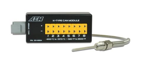 8 Channel CAN EGT Module K-Type EGT Sensors AEM Electronics
