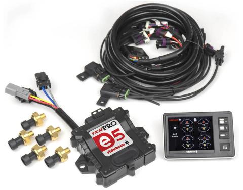 Ridepro E5 Air Suspension Control System Ecu Touch Screen Display Pressure Sensors And Wiring Harnesses Ridetech