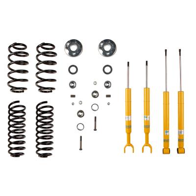 Suspension Kit Audi A4 2000-1999 Monotube Front Lowered Height 30mm, up to 1055kg Axle Load Rear Lowered Height 30mm, up to 970kg Axle Load From Chassis # 8D-X-200001 to 8D-1-030000 Must reuse O.E. spring seat B12 (Pro-Kit) Bilstein