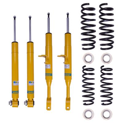 Suspension Kit BMW 550i 2016-2011 Monotube Front Lowered Height 30mm, up to 1250kg Axle Load Rear Lowered Height 30mm, up to 1320kg Axle Load Without Electronic Suspension B12 (Pro-Kit) Bilstein