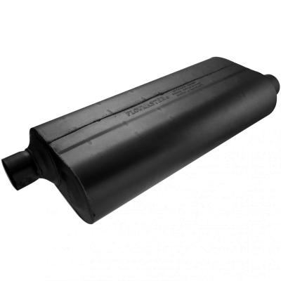70 Series Chambered Muffler 70 Series 2.50 Offset In 2.50 Offset Out Mild Sound Flowmaster