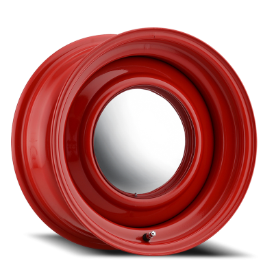 Steel Wheels 15x8 61R Red Smoothie Red 5 On 114.3  Bolt Pattern -6 Offset Allied Wheels
