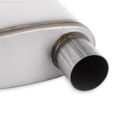 Flow Fx Muffler Flow Fx Muffler 2.5 In/Out Oval Body Transverse Moderate Sound Stainless Steel Flowmaster