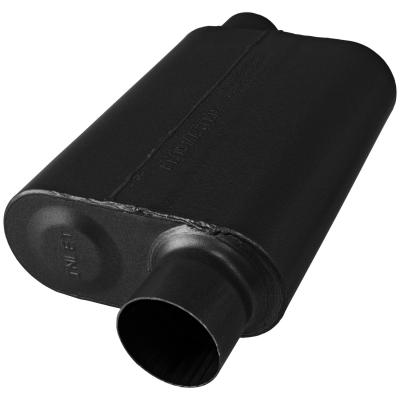 40 Series Chambered Muffler 40 Series Stainless Steel 3.00 Offset In 3.00 Offset Out Aggressive Sound Flowmaster