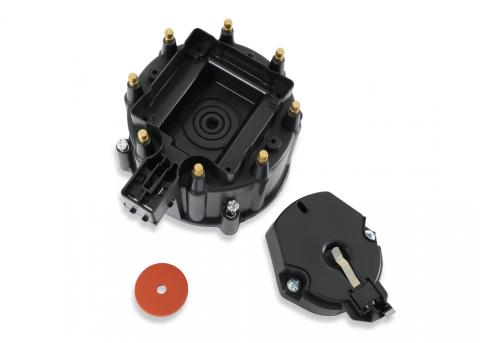 8123, Cap And Rotor Kit, Black, Hei Style, Kit ACCEL