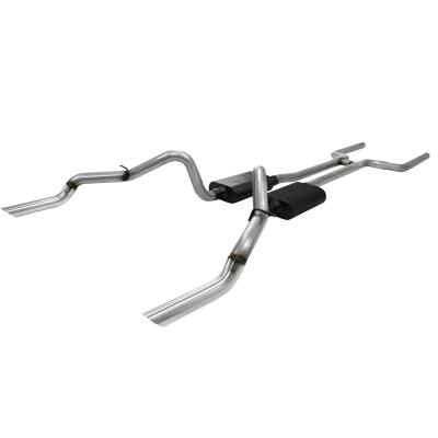 American Thunder Crossmember-Back Exhaust System Fits 1969 Chevrolet Camaro & Pontiac Firebird With V8 Engine 2.50 Inch Stainless Steel Aggressive To Moderate Sound Flowmaster