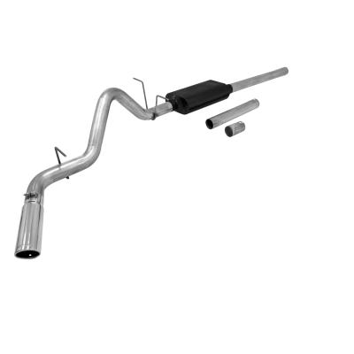 Force Ii Cat-Back Exhaust System 2007-2008 Silverado/Sierra 1500 4.8L, 5.3L Engine Flex Fuel. All Wheelbases Except Ec/Lb. Also Fits 2009-2013 Silverado/Sierra 1500 With 5.3L Extended Cab/6-Ft Bed And Cc/5.5Ft Bed Mild Sound Flowmaster