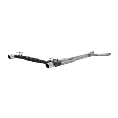 Outlaw Cat-Back Exhaust System 2010-2013 Chevrolet Camaro SS 6.2L Engine Without Ground Effects Package. 3.00 Inch Stainless Steel Aggressive Sound Flowmaster