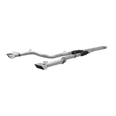 Outlaw Cat-Back Exhaust System 2008-2014 Dodge Challenger Srt8, 6.1L Or 6.4L Hemi Engines Aggressive Sound Flowmaster