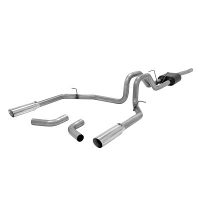 American Thunder Cat-Back Exhaust System 1998-2003 Ford F-150 With 4.6L Or 5.4L Engine Fits Both 2/4-Wheel Drive Models Aggressive Sound Flowmaster