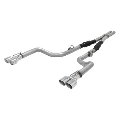 Outlaw Cat-Back Exhaust System 2015-2023 Dodge Challenger Hellcat, Demon, Srt392, R/T Scat-Pack With 6.2L Or 6.4L Engine And 2017-2021 R/T With 5.7 Engine Eliminates Factory Exhaust Valves Aggressive Sound Flowmaster