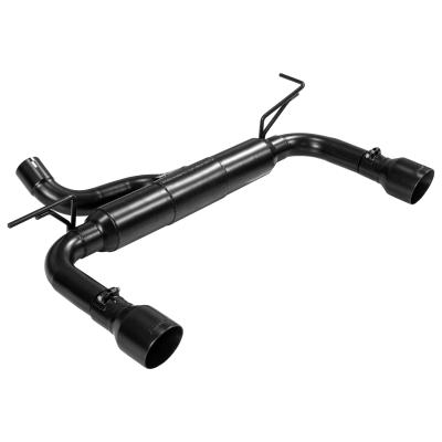 Outlaw Axle-Back Exhaust System 2007-2011 Jeep Wrangler 2 Door And 4 Door With 3.8L Engine Aggressive To Moderate Sound Flowmaster