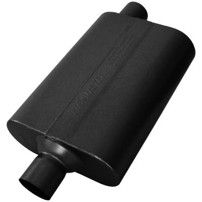 50 Series Delta Flow Chambered Muffler 50 Delta Flow Stainless Steel 2.25 Center In 2.25 Offset Out Moderate Sound Flowmaster