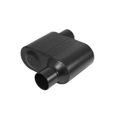 Super 10 Series Chambered Muffler Super 10 Series Stainless Steel 2.50 Offset In 2.50 Offset Out Aggressive Sound Flowmaster