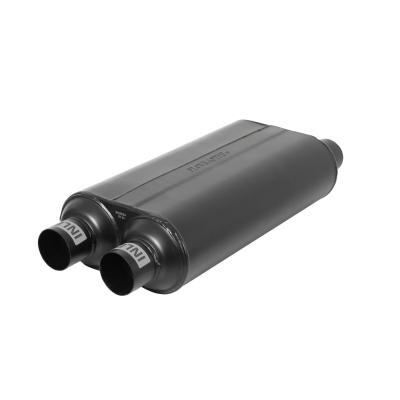 50 Series Hd Chambered Muffler 50 H.D. Stainless Steel 2.50 Dual In 2.50 Dual Out Moderate Sound Flowmaster