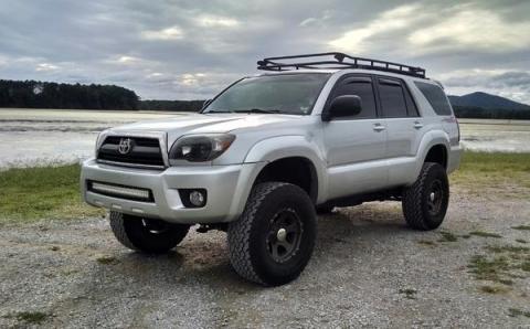 03-09 4Runner 32 Inch Lower Bumper Flush LED Light Bar Mount Kit Kit 5D Optic 32 inch OSRAM LED Bar Combo Beam No Switch Cali Raised LED