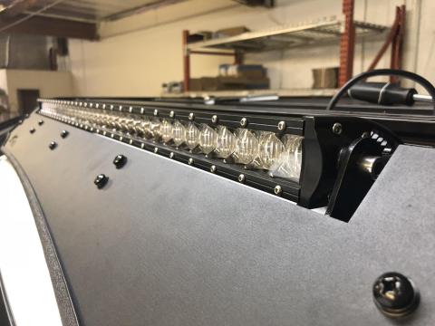 40 Inch Cut Out Prinsu Roof Rack Slim LED Light Bar Bracket Kit 42 inch Slim LED Light Bar Amber LED Light Bar Blue Backlight Small Cali Raised LED