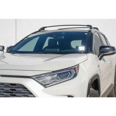 2019-Present RAV4 Ditch Mount Kit-(2) 3X2 18W Amber LED Pods No Switch Cali Raised LED