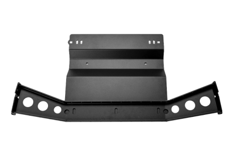 2005-2015 Toyota Tacoma Transfer Case Skid Plate - Steel Raw Cali Raised LED
