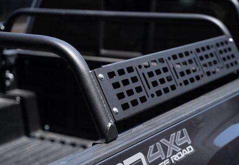 2005-Present Toyota Tacoma Overland Bed Bar - 11 Inch Tall - Two Bars and Two Side Molle Panels Cali Raised LED